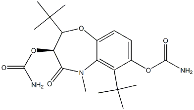 di-tert-butyl (5-methyl-4-oxo-2,3,4,5-tetrahydrobenzo[b][1,4]oxazepine-3,7-diyl)(S)-dicarbamate Structure