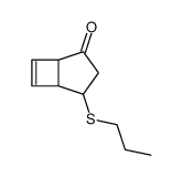 4-propylthiobicyclo(3.2.0)hept-6-en-2-one结构式