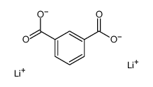 dilithium isophthalate Structure