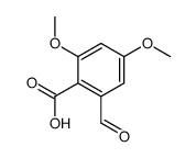 2-formyl-4,6-dimethoxy-benzoic acid Structure