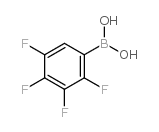 2,3,4,5-四氟苯硼酸结构式