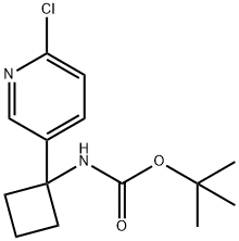 tert-butyl (1-(6-chloropyridin-3-yl)cyclobutyl)carbamate picture