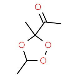 Ethanone, 1-(3,5-dimethyl-1,2,4-trioxolan-3-yl)- (9CI) Structure