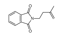 2-(3-methyl-but-3-enyl)-2,3-dihydro-1H-isoindole-1,3-dione结构式