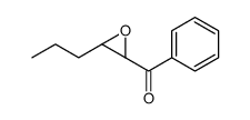 phenyl-[(2S,3R)-3-propyloxiran-2-yl]methanone结构式