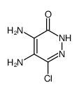 3(2H)-Pyridazinone,4,5-diamino-6-chloro-结构式