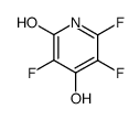 2(1H)-Pyridinone,3,5,6-trifluoro-4-hydroxy- Structure