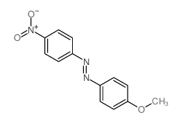 Diazene,1-(4-methoxyphenyl)-2-(4-nitrophenyl)- structure