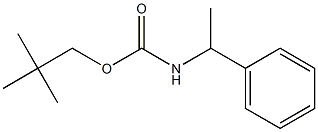 α-Methylbenzylcarbamic acid neopentyl ester结构式