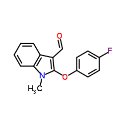 2-(4-Fluorophenoxy)-1-methyl-1H-indole-3-carbaldehyde图片