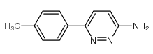 3-Amino-6-(4-methylphenyl)pyridazine Structure