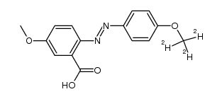 4-methoxy-4'-[(2)H3]methoxyazobenzene-2-carboxylic acid结构式