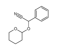 2-<(2-tetrahydropyranyl)oxy>-2-phenylacetonitrile Structure