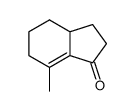 7-Methyl-3a,4,5,6-tetrahydro-indanon-(1) Structure