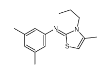 N-(3,5-dimethylphenyl)-4-methyl-3-propyl-1,3-thiazol-2-imine Structure