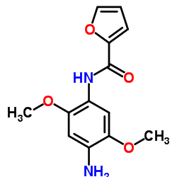 N-(4-Amino-2,5-dimethoxyphenyl)-2-furamide Structure