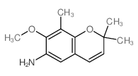 2H-1-Benzopyran-6-amine,7-methoxy-2,2,8-trimethyl- picture