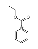 1-ethoxycarbonyl-pyridinium结构式