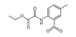 (4-methyl-2-nitro-phenyl)-oxalamic acid ethyl ester Structure