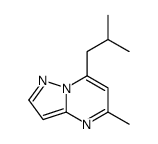 5-methyl-7-(2-methylpropyl)pyrazolo[1,5-a]pyrimidine Structure