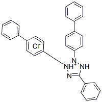 2,3-Di(4-biphenylyl)-5-phenyl-2H-tetrazolium chloride structure