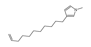 1-methyl-3-undec-10-enylpyrrole Structure