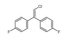 2-chloro-1,1-bis-(4-fluoro-phenyl)-ethene结构式