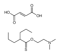 (E)-but-2-enedioic acid,O-[2-(dimethylamino)ethyl] 2-propylpentanethioate Structure