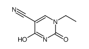 1-乙基-2,4-二氧代-1,2,3,4-四氢嘧啶-5-甲腈结构式