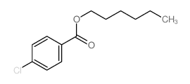 hexyl 4-chlorobenzoate Structure