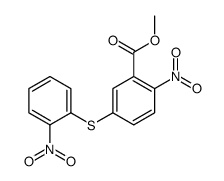 methyl 2-nitro-5-(2-nitrophenyl)sulfanylbenzoate结构式