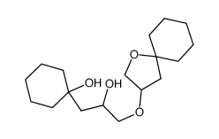 1-[2-hydroxy-3-(1-oxa-spiro[4.5]dec-3-yloxy)-propyl]-cyclohexanol Structure