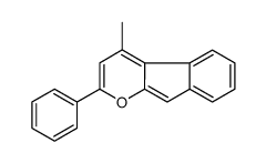 4-methyl-2-phenylindeno[2,1-b]pyran Structure