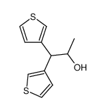 1,1-Di-(3'-thienyl)-2-propanol Structure