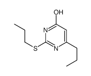 6-propyl-2-propylsulfanyl-1H-pyrimidin-4-one Structure