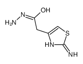 2-(2-amino-1,3-thiazol-4-yl)acetohydrazide结构式