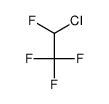 Chlorotetrafluoroethane structure