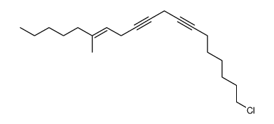 1-chloro-14-methyl-nonadeca-7,10-diyn-13-ene Structure