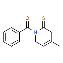 2(1H)-Pyridinethione,1-benzoyl-3,6-dihydro-4-methyl- (7CI,8CI) Structure