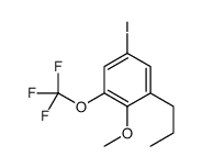 5-iodo-2-methoxy-1-propyl-3-(trifluoromethoxy)benzene结构式