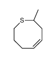 8-methyl-3,4,7,8-tetrahydro-2H-thiocine Structure