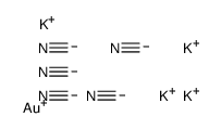 tetrapotassium,gold(1+),pentacyanide结构式