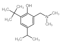 2-(dimethylaminomethyl)-4-propan-2-yl-6-tert-butyl-phenol picture