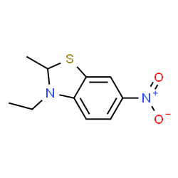 Benzothiazole, 3-ethyl-2,3-dihydro-2-methyl-6-nitro- (9CI) picture