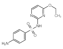 4-amino-N-(4-ethoxypyrimidin-2-yl)benzenesulfonamide Structure