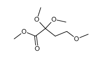 methyl 2,2,4-trimethoxybutanoate Structure