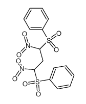 1,3-bis(phenylsulfonyl)-1,3-dinitropropane Structure