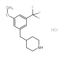 4-(3-METHOXY-5-TRIFLUOROMETHYL-BENZYL)-PIPERIDINE HYDROCHLORIDE picture