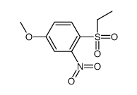 4-(ethylsulphonyl)-3-nitroanisole结构式