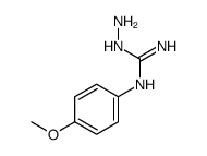 1-amino-2-(4-methoxyphenyl)guanidine Structure